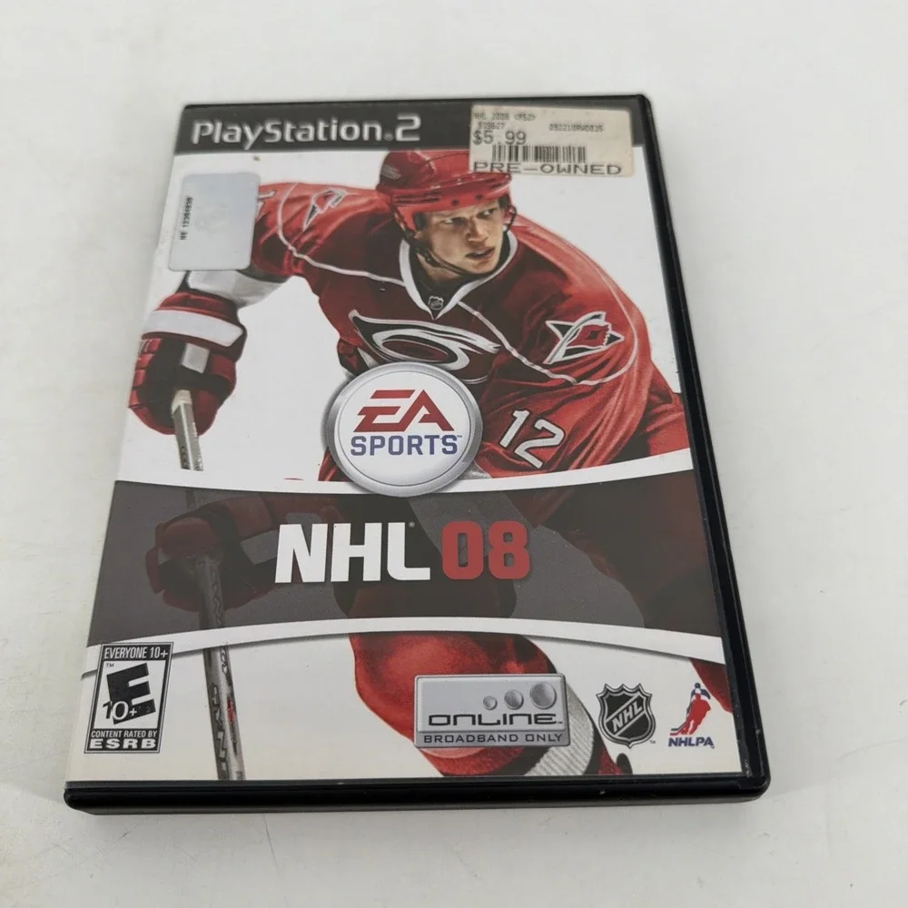 NHL 08 (Sony PlayStation 2, 2007) PS2